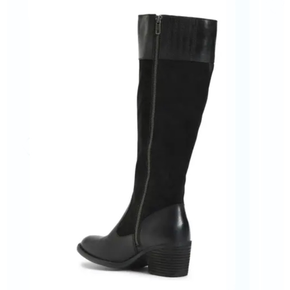 NEW Born Uchee Knee High Black Suede Leather Boots Size 7 - Picture 4 of 8